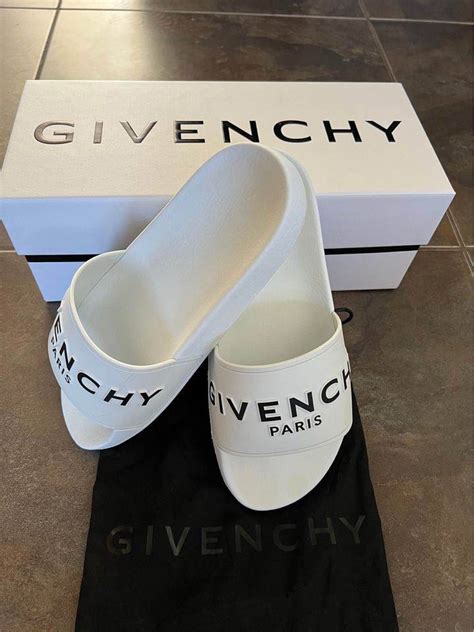 mules givenchy|givenchy slides white and black.